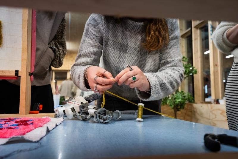 Tuftresten en giethars