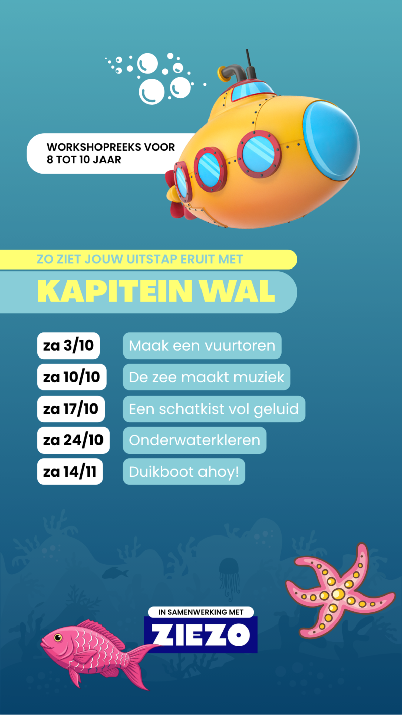 STEM workshop reeks Kapitein Wal